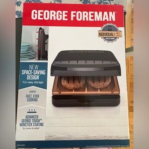 George Foreman Grill with Nonstick Coating